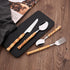 8-Piece Natural Bamboo Dinner Spoon Set, Stainless Steel Spoons with Bamboo Handle for Home Kitchen Restaurant, Mirror Polished Spoons With Bamboo...