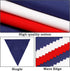 40Ft 4th of July Garland, Red Blue White Banner Party Decorations, Fabric Patriotic Garland for Independence National Day, Nautical Theme Party, C...