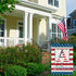 Monogram Letter A Garden Flag 4th of July Patrioctics 12x18 Inch Double Sided for Outside Small Burlap Family Last Name Initial Yard Flag...