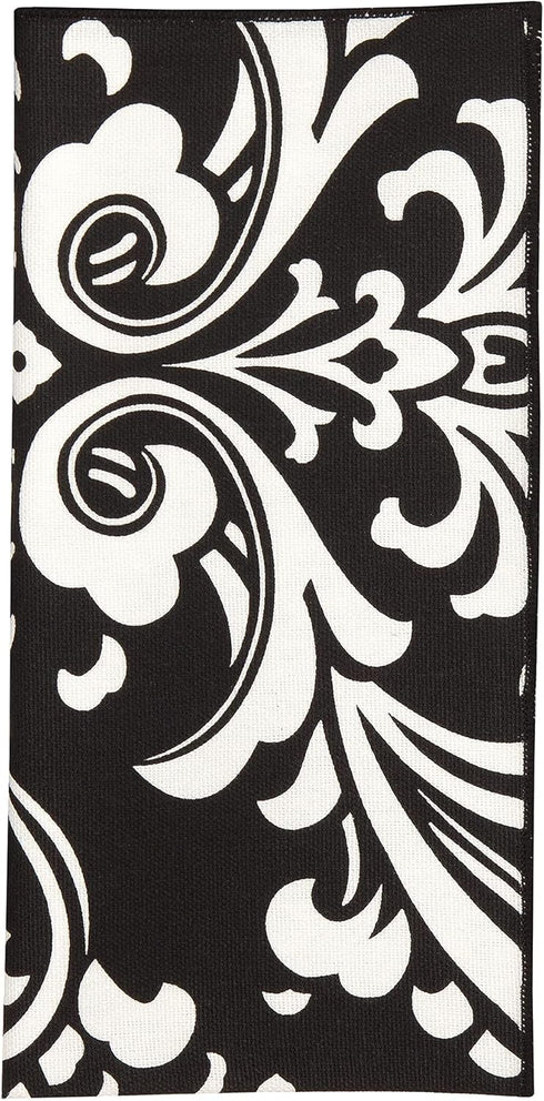 Cloth Napkins Black and White Wedding Table Decor Backyard Party Reception Black and White Table Linens, Linen Napkins All Cotton Dinner 18"x18" S...
