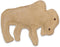 SPOT Dura-Fused Leather Buffalo - Dog Toy with Squeaker, Made With Real Leather and Jute Fabric, Interactive Toy for Aggressive Chewers, Durable S...