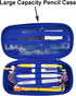 Maydahui Tank Shape Pencil Case Large Capacity Pen Pouch Holder Compartments Organizer Pencil Bag Stationery Box Waterproof EVA Camouflage Blue......