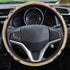 Steering Wheel Cover Vintage Black Bear Pine Tree Silhouettes Steering Wheel Covers Retro Rustic Steering Wheel Protector Car Accessory 15 Inches...