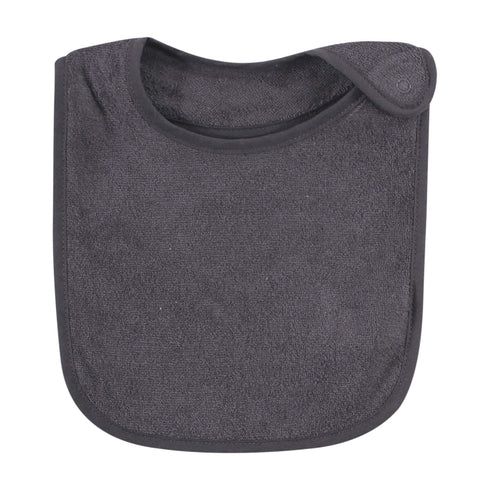 Hudson Baby Unisex Baby Rayon from Bamboo Terry Bibs, Black White, One Size...