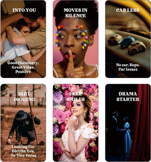 What's The Tea? Relationships Oracle Cards, Life Oracle Deck, Oracle Cards Deck for Beginners, Interpreting Our Career and Life Relationships...