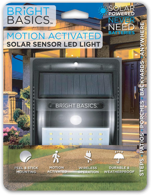Aduro Sport Bright Basics Motion Sensor Outdoor Light Wireless LED Solar Outdoor Lights Waterproof Solar Security Light with Motion Sensor...