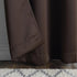 Sun Zero Soho Blackout Energy Efficient Grommet Curtain Single Panel, 54" x 95", Chocolate Brown...