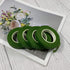 zYoung 4 Rolls Floral Tape 1/2inch Flower Tape Dark Green Floral Tape for Bouquets Floral Arranging Stem Wrap Craft...