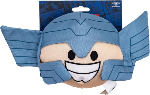 Marvel Comics Dog Toy, Thor Smiling Face Round Pet Toy, Plush...