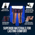 World's Best Men's Shirt Stays for Men Police & Military-(Original Style in Black) 1 Pair of Shirt Keepers/Garter,...