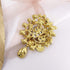 LAXPICOL Vintage Wedding Bridal Big Blue Crystal Rhinestone Tear drop Brooch Pin for Women...