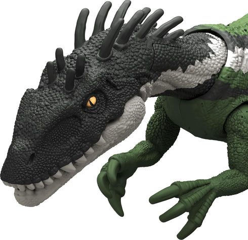 Mattel Jurassic World Strike Attack Guaibasaurus Dinosaur Toy with Single Strike Action, Movable Joints, Action Figure Gift with Physical & Digita...