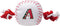 MLB ARIZONA DIAMONDBACKS Baseball Rope Toy for DOGS & CATS. Tough nylon, Sporty Baseball Design, Heavy-duty ropes with Inner SQUEAKER...