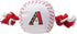 MLB ARIZONA DIAMONDBACKS Baseball Rope Toy for DOGS & CATS. Tough nylon, Sporty Baseball Design, Heavy-duty ropes with Inner SQUEAKER...