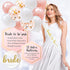Bachelorette Party Decorations Kit | Bridal Shower Supplies | Bride to Be Sash, Ring Foil, Rose Balloons, Glitter Banner | Pop The Champagne She i...