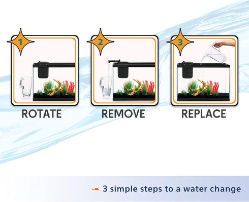 Aqueon QuietFlow Internal Filter with SmartClean Technology, Extra Small...