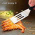 Small Metal Spatula Stainless Steel Turner, Plastics Non-Slip Handle 7.87 Inch Mini Spatula Cooking Utensils Gadgets Turner Kitchen Tools for Flip...