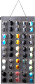 Sunglasses Organizer Storage- Hanging Eyeglasses Wall Pocket Mounted,Eyewear Display,25 Slots...