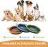 Collapsible Dog Bowl with Non Skid Suction Base -100% Pure Silicone Foldable Water Bowl, Portable Dog Bowl for Travel, Hiking & Camping 350mL 1 Pi...