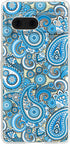 for Google Pixel 7 Case, Fun Paisley Pattern Ethnic Art Style Cool Floral Bandana Design Transparent Soft TPU Protective Clear Case Compatible for...