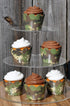Camouflage Cupcake Wrappers for Gender Reveals, Baby Shower party supplies, Boy/Girl Birthday parties, Hunting or Military themed parties. Set of ...
