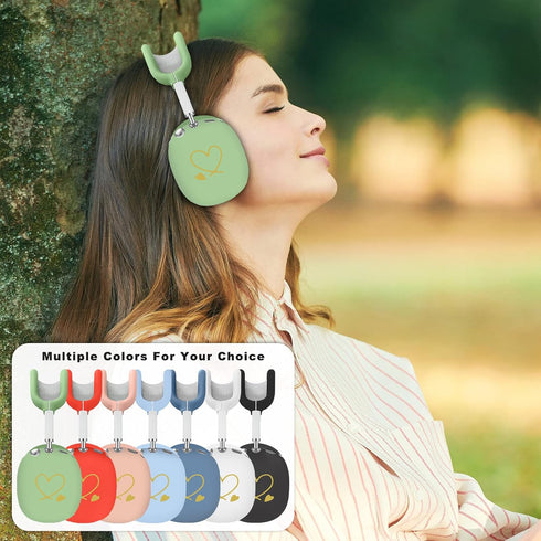 for AirPods Max case Cover,Anti-Scratch Ear Pad Case Cover/Ear Cups Cover/Headband Cover for AirPods Max, Accessories Soft Silicone Skin Protector...