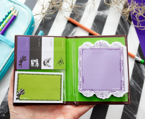 Beetlejuice Handbook for The Recently Deceased Handbook Sticky Note and Tab Box Set | Notepad Stationery Paper, School and Office Supplies...