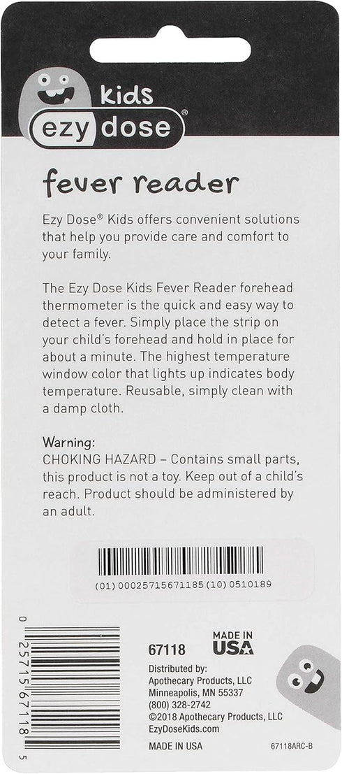 EZY DOSE Kids Thermometer for Fever for Baby and Toddler, Celsius & Fahrenheit, Reusable, Home & Travel, 10 ml...