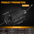 Junction Box - 2 Way Flip-Top M20 IP68 Outdoor Electrical Box Waterproof, Wire Range Ø5-9mm Outdoor Junction Box Waterproof, Landscape Lighting Wi...
