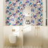 Purple Floral Wallpaper Peel and Stick Wallpaper Vinyl Wallpaper Stick and Peel Colorful Contact Paper for Cabinets Waterproof Self Adhesive Wall ...