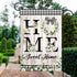 Avezano Home Sweet Home Yard Flag Greenery Floral Garden Flag Housewarming Home Decor Rustic Wooden Floor Theme Outdoor Decorations Garden Flags 1...