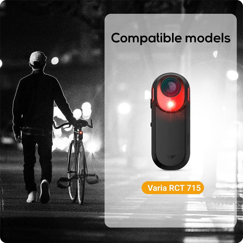 TUSITA Bike Seat Post Mount Compatible with Garmin Varia RCT715 - Round,D Shaped,Aero Seat Post Compatibility...