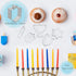 Hanukkah Fun Stainless Steel Cookie Cutters Molds Set of 5 Chanukah Story Shapes - Menorah - Dreidel - Candle - Maccabee Shield - Star of David...