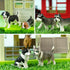 12PCS Dog Figurines Playset, Realistic Detailed Plastic Puppy Figures, Hand Painted Mini Dog Figures Toy Set Cake Toppers Birthday Easter Eggs Gif...