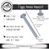 DCT Tee Bolt Set – 20 Pack 2-1/2in T Bolts for Woodworking, T Track Bolts Jig Bolts, 1/4in 20 Thread T Bolt...