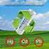 1.2V Ni-Mh AA Rechargeable Battery 600 mAh Double A Battery for Outdoor Garden Lights Solar Light Pathway Lights 8 Packs...
