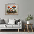 Posterizer 1 pcs-cute mushrooms in the wild-oil painting style 2-Floral & Botanical Art-Landscape & Nature Art-Decor for Home & Office- unframed w...