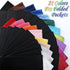 21 Pcs Pre Folded Triangles Pocket Square Suit Masculine Polyester Pocket Square Handkerchief on Card for Men, 21 Colors...