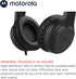 Motorola Over-Ear Headphones Wired - Moto XT120 Headphones with Microphone, in-Line Control for Calls - Foldable Head Phones, Adjustable Cushioned...