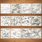 12 Pcs Camo Print Stencils, 6x6 in Camouflage Stencils for Spray Paint Reusable Digital Camo Pattern Stencils for Painting on Wood Boat Canvas Pap...