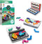 SmartGames IQ Six Pro Travel Game for Kids and Adults, a Skill-Building Brain Game - Brain Teaser for Ages 8 & Up, 120 Challenges in Travel-Friend...