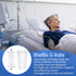 2 Pcs 33.8oz/1000ml Leg Bag Urinary Drainage Bag with 2 Pcs Catheter Leg Bag Holder, Catheter Leg Bags with Anti Reflux Valve, Urine Collection Ba...