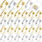 Clip on Earring Converter Earring Clip Backs on Earring Findings with Easy Open Loop Earring Backs Pierced Parts with Storage Box, 4 Colors (24 Pi...