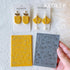 Keoker Pumpkin Polymer Clay Texture Sheets, Clay Texture Mat for Making Earrings Jewerly, Polymer Clay Earrings Tools (Fall texture sheet 1-3)...