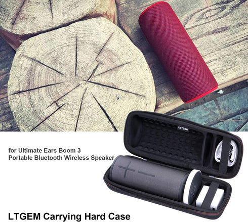 LTGEM Hard Case for ???????????????? ???????? ???????? ?? Ultimate Ears Boom 3 Portable Waterproof Bluetooth Speaker and Charger Dock(Black+Black)...