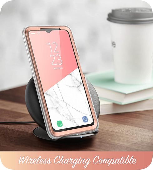 i-Blason Cosmo Series Protective Bumper Case with Built-in Screen Protector for Samsung Galaxy A12 (2021 Release), Marble Multicolor...