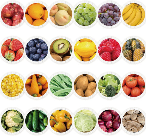 Vegetables and Fruits Themed Bulletin Board Borders Straight Border Trim for Classroom Decoration Bulletin Board Whiteboard...