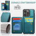for iPhone 15 Pro Wallet Case with Card Holder, RFID Blocking for iPhone 15 Pro Case for Women Men, Durable Kickstand Shockproof Phone Case for iP...