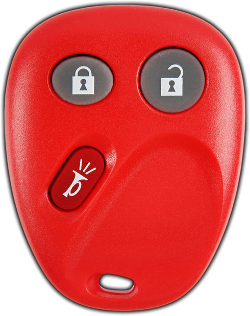 KeylessOption Key Fob for 2002 2003 2004 2005 2006 2007 2008 2009 Chevrolet Chevy Trailblazer GMC Envoy Oldsmobile Bravada Buick Rainier Remote, 4...