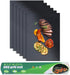 Grill Mats for Outdoor Grill Set of 6 Black Grilling Mats Grill Tools BBQ Accessories Non-Stick Heavy Duty Teflon Grill Sheets for Charcoal Grill ...